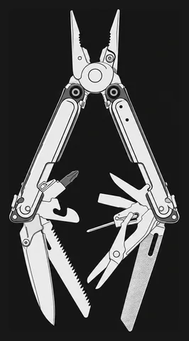 Illustration of the Leatherman Arc