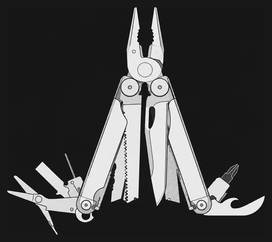 Illustration of the Leatherman Wave Plus