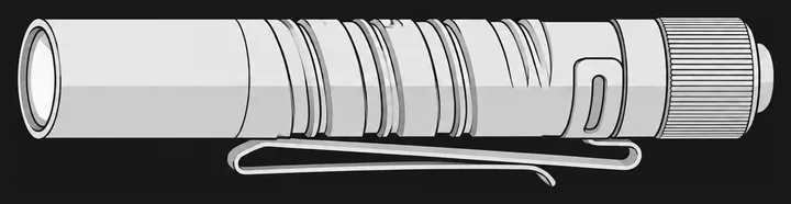 Illustration of the Olight i3T EOS