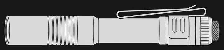 Illustration of the Streamlight MicroStream USB